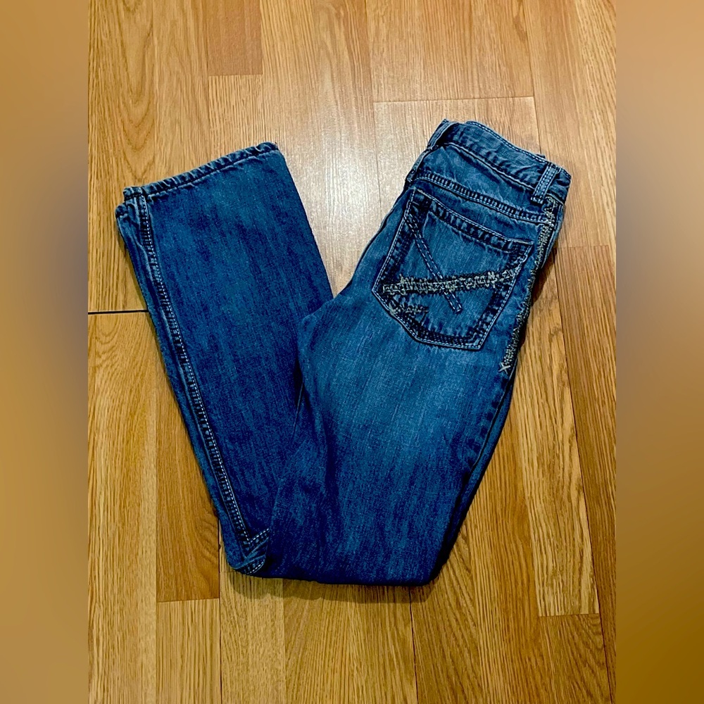 Wrangler 20x Jeans Boys Youth Size 16 Slim Bootcut Leg Cowboy Adjustable Waist